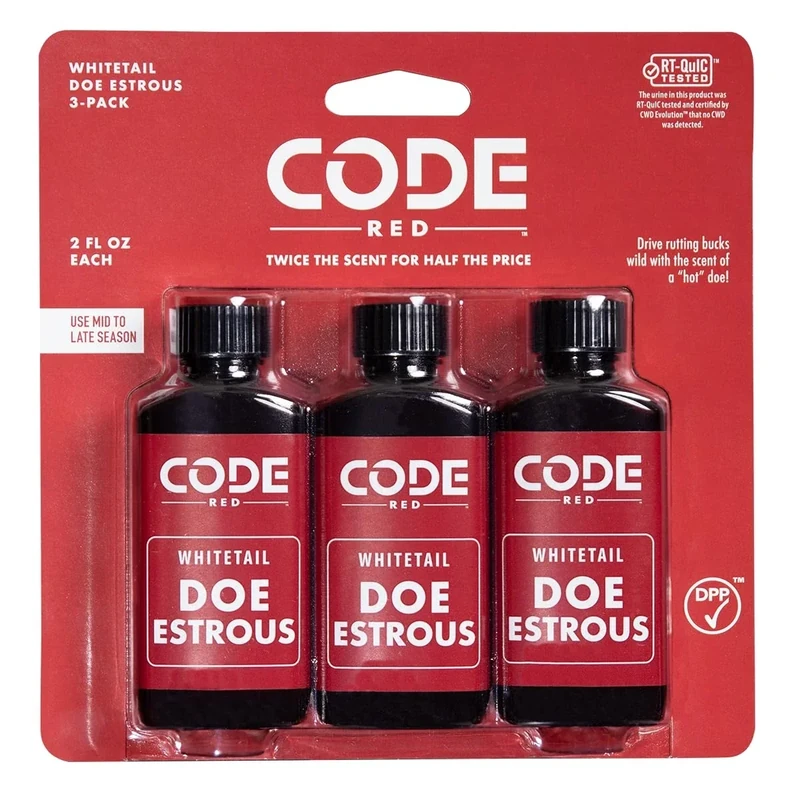 Code Blue Whitetail Doe Estrous Triple Pack , 2 oz
