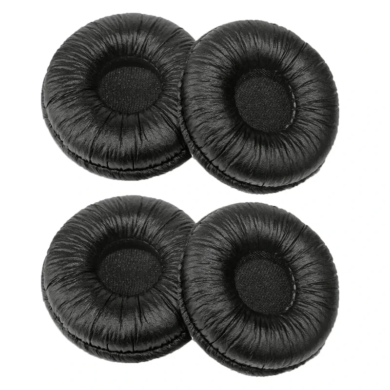 Bingle Ear Cushions Earpads Replacement 50mm Ear Pad Covers for Plantronics HW251N HW261N HW510 HW520 Blackwire C320 3220 3210 3320 Jabra PRO 920 930 Biz 1500 GN2000 Headphones (4 Pack)(BEC-LTH4)