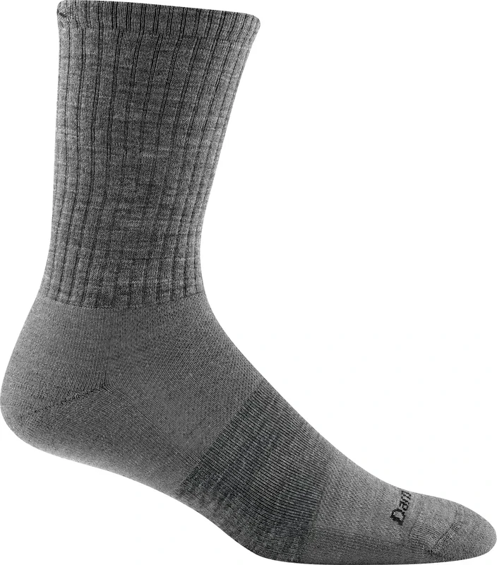 Darn Tough Standard Light Cushion Crew Socks - Men's Medium Gray Large