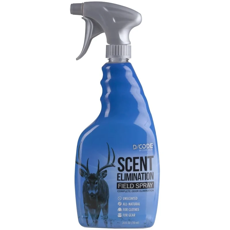 Code Blue Unscented Field Spray, Scent Elimination, Choose Size