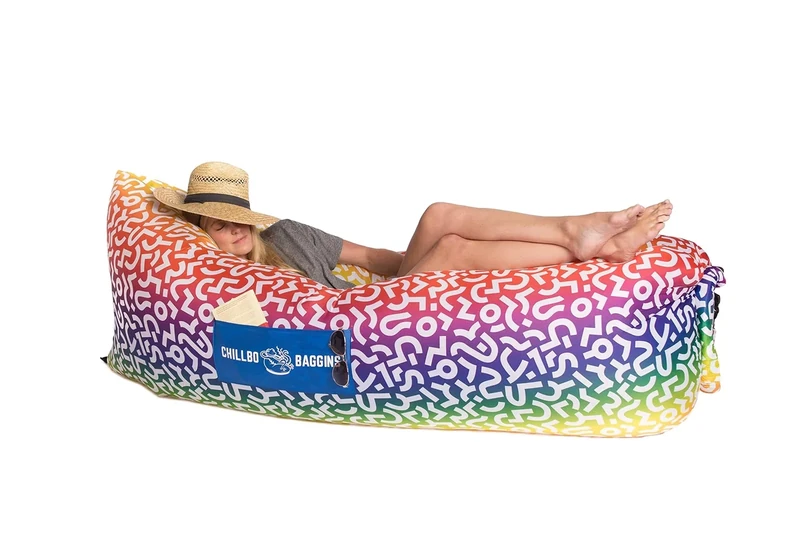 Chillbo SHWAGGINS 2.0 Best Inflatable Lounger Portable Hammock Air Sofa and Camping Sleeping Bag Compression Sack Inflatable Couch and Camping Accessories for Picnics & Festivals