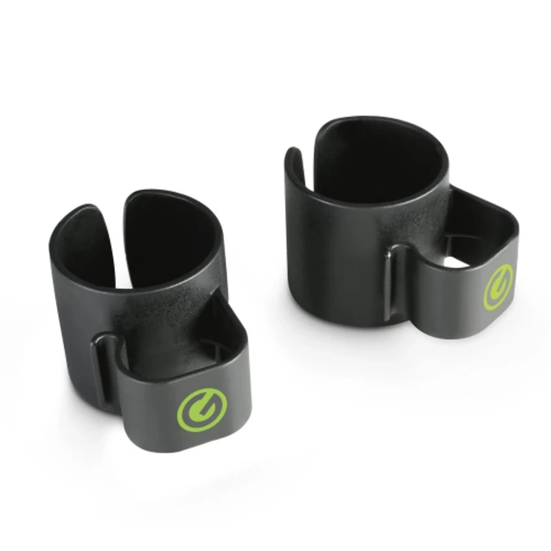 Gravity 35 mm Speaker Pole Cable Clips - ABS Secure Fit, Pair