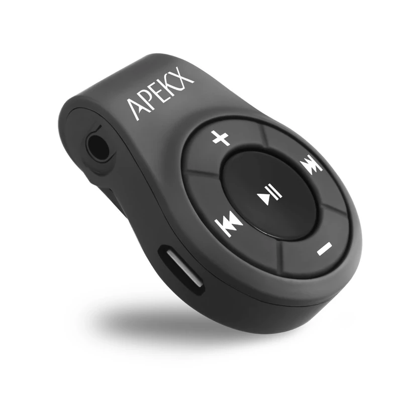 APEKX Bluetooth 5.1 Clip Audio Adapter - Headphone & Speaker Receiver