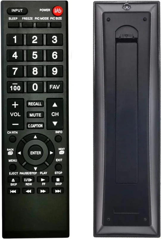 Smartby Remote for Toshiba TVs - Works with 3D 4K UHD Models