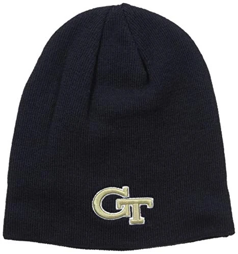 NCAA Zephyr Georgia Tech Mens Edge Knit Beanie, Adjustable, Team Color