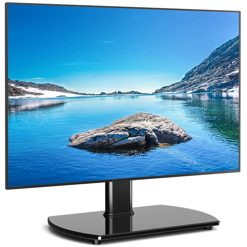 Rfiver Swivel TV Stand - Height Adjustable, 88lb Capacity, 27-60" TVs