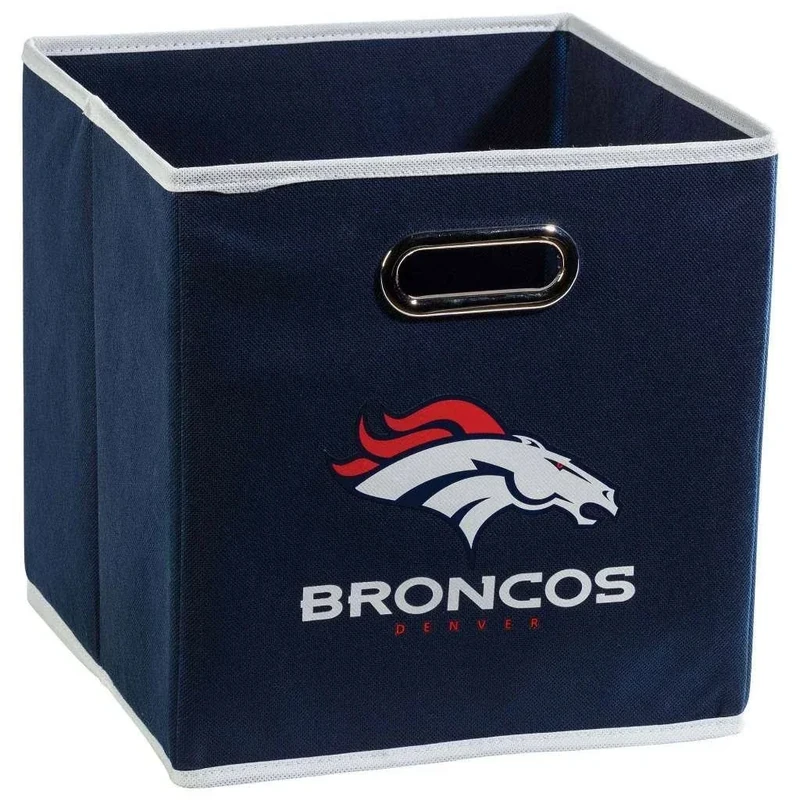 Franklin Sports NFL Denver Broncos Collapsible Storage Bin