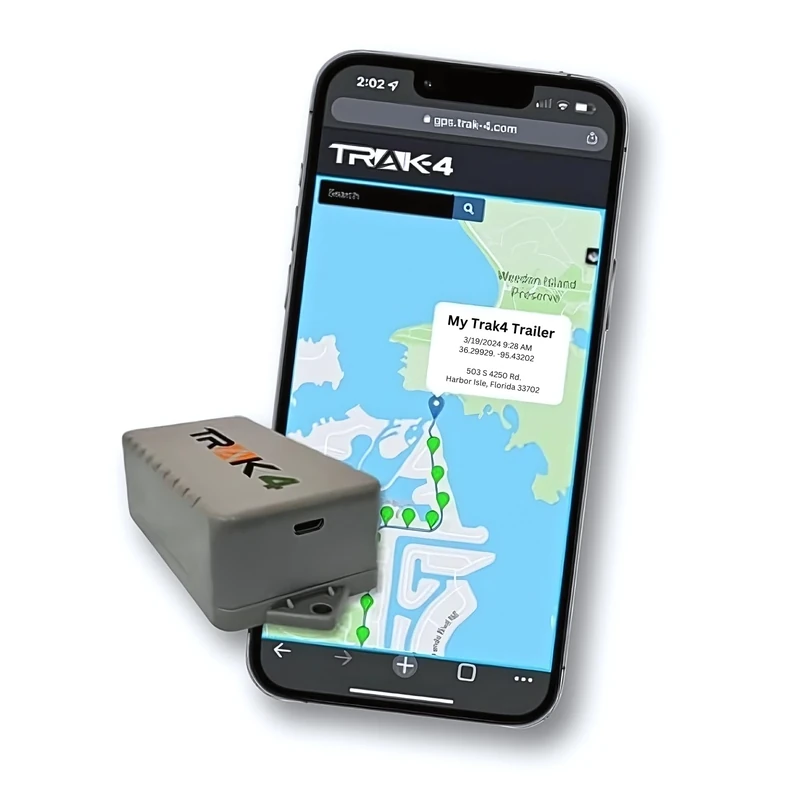 Trak-4 GPS Tracker - Waterproof, 12-18 Month Battery, Global 4G LTE