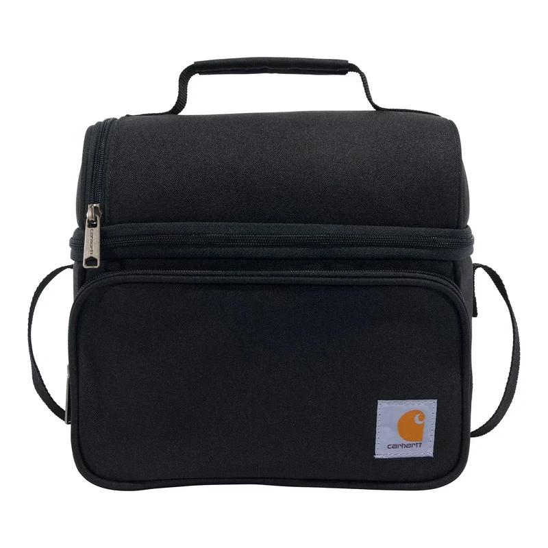 Carhartt Camping Cooler, Worksite Lunchbox, Soft Shell Lunch Bag for Construction Sites, Work and Everyday Use, Black
