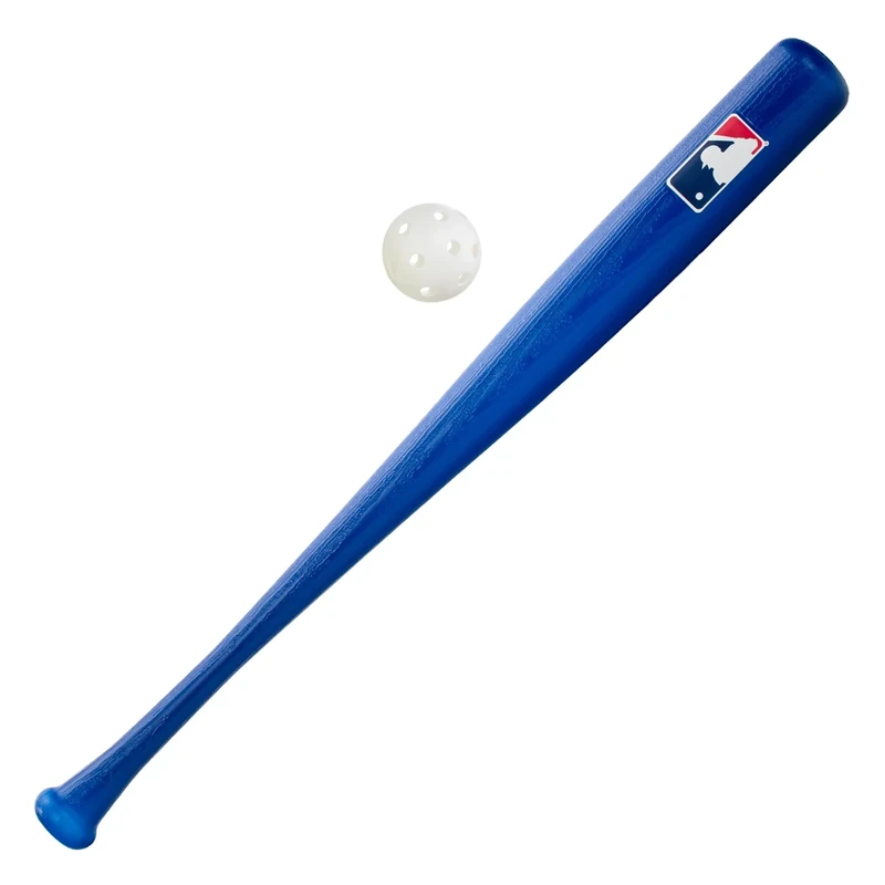 Franklin Sports MLB 30" Authentic Plastic Bat & Ball Set - Blue