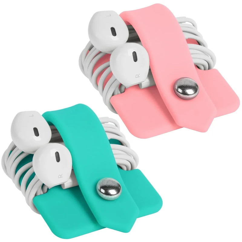 ELFRhino Earphone Cord Organizer Set of 2 - Silicone Winder
