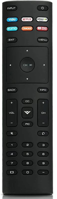Universal XRT136 Remote Control Works for All Vizio Smart TV D24f-F1 D43f-F1 D50f-F1 E43-E2 E60-E3 E75-E1 M65-E0 M75-E1 P55-E1 P65-E1 P75-E1 and More