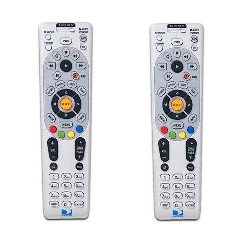 2 Pack - DIRECTV RC66RX IR/RF Remote Control