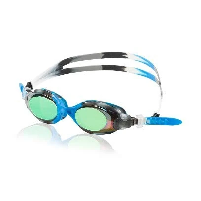 Speedo Unisex-Adult Swim Goggles Hydrosity, Mirrored Key Lime