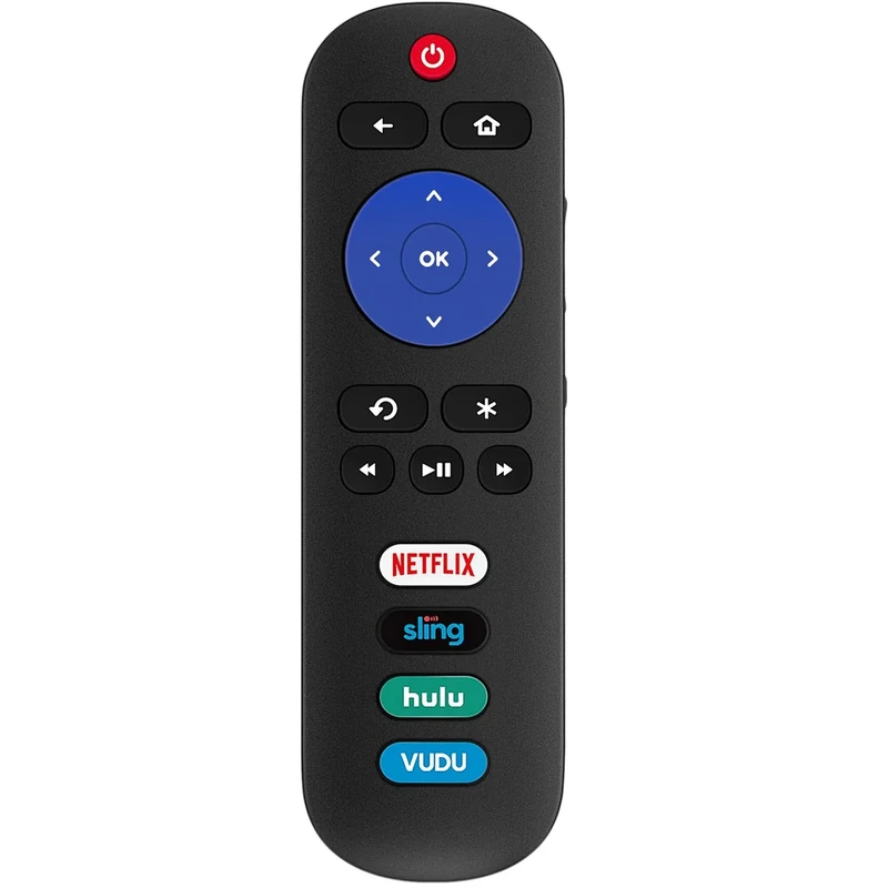 ZdalaMit Roku Remote - Fits TCL, Hisense, Insignia, Sharp