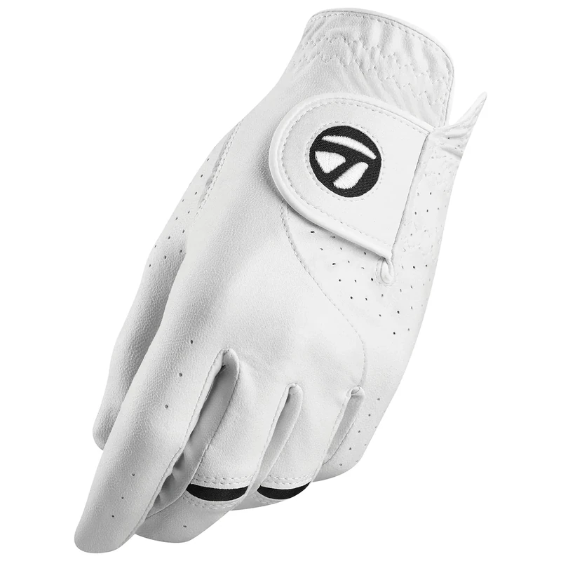 TaylorMade Golf STRATUS TECH WOMEN'S GLOVE (WHITE, RIGHT HAND, LARGE), WHITE(LARGE, WORN ON RIGHT HAND)