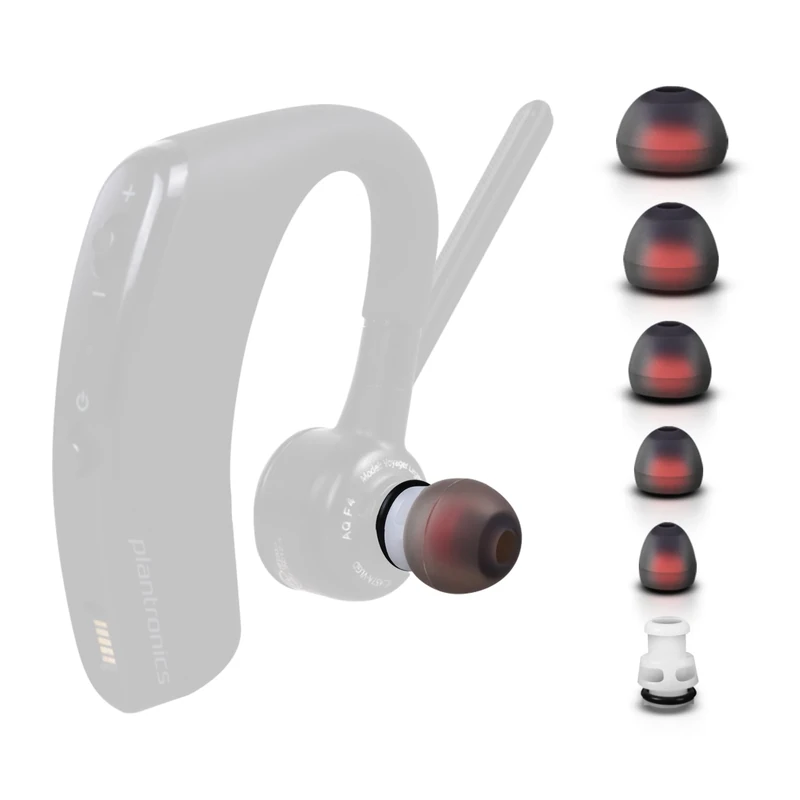 CHOCKALOTTA Eartip Adapter Compatible with Plantronics/Poly Voyager 5200, Voyager 50/30 Series & Voyager Legend Classic Headsets (2-Pack)