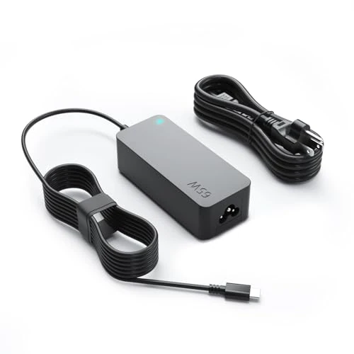 Superer 65W/45W USB-C Charger for Lenovo Laptops - UL, 10ft Cord