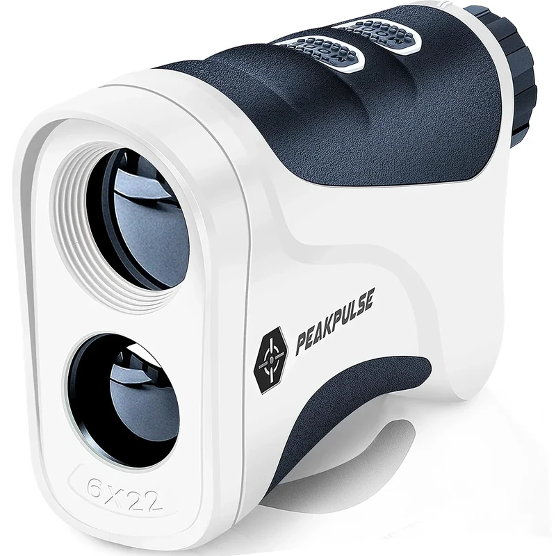 PEAKPULSE Golf Rangefinder 650/1200/1700 Yards Range Finder Golfing 6X Magnification 0.5 Yard Accuracy Flag Pin Lock Vibration Fast Focus High Clarity Display Easy to Use