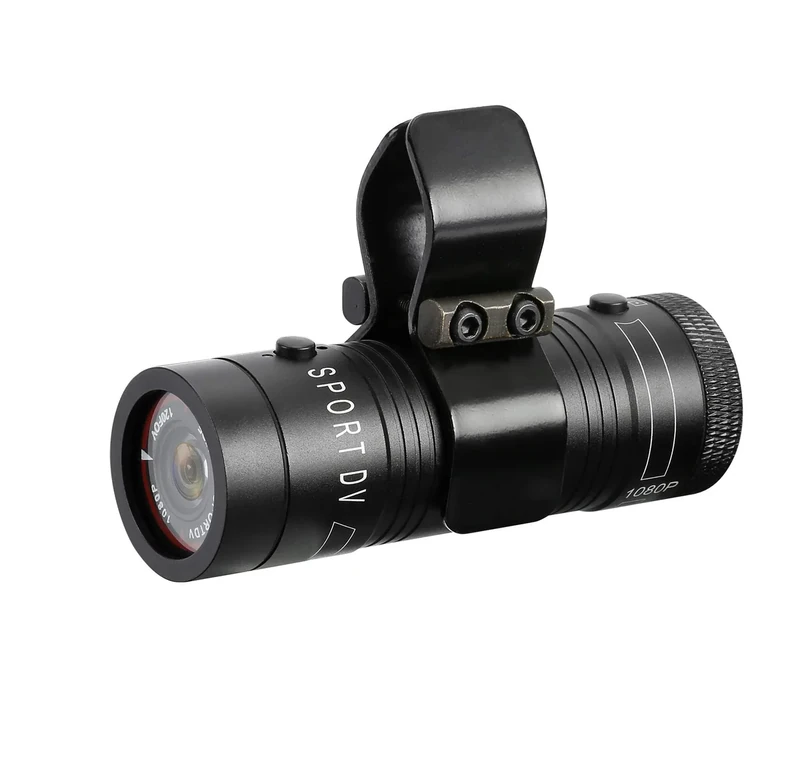 ABLEBRO Shotgun Camera,1080P Full HD Sports Action Video Camera for Clay Shooting and Hunting Helmet Cam Body Mounted Cameras Hunting Action Camera Under Scope Rail Mount Airsoft Gun Cam