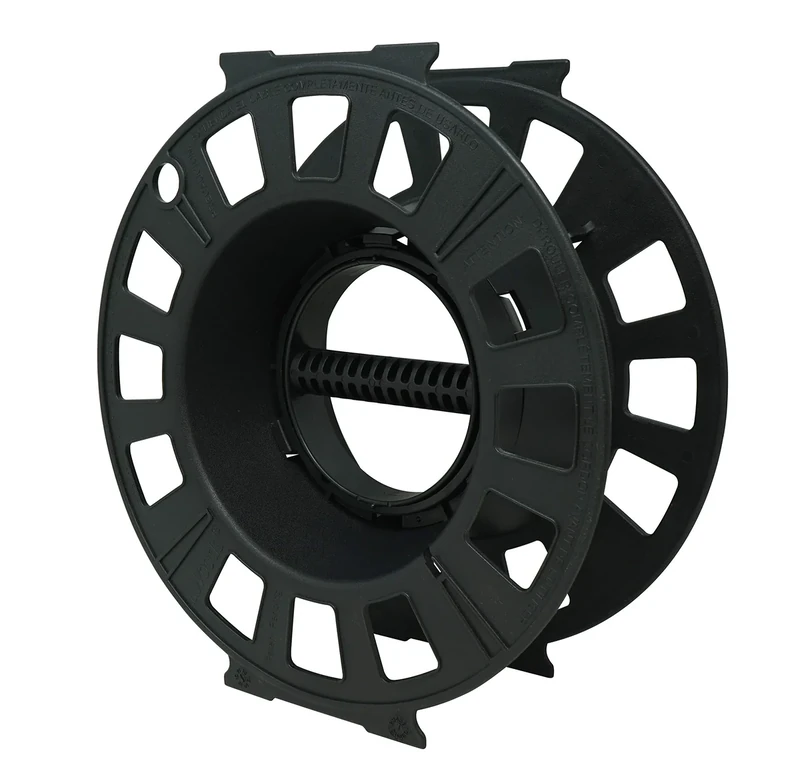 SATOHA Woods Black Cord Storage Reel - Holds 150ft 16/3 Gauge Cord