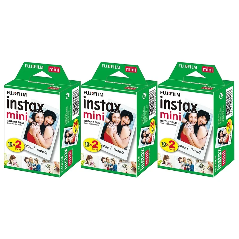 Fujifilm Instax Mini Daylight Film ISO 800 - 3 Twin Packs (60 Shots)