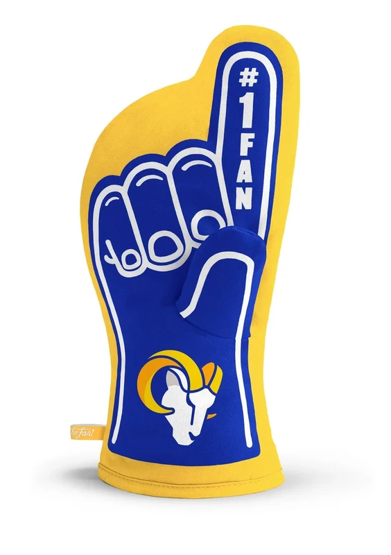 YouTheFan NFL Los Angeles Rams #1 Oven Mitt , 13.25" x 6.5"