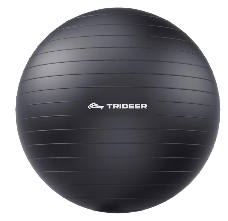 Trideer Exercise Ball for Yoga, Pilates & Fitness – Stability Ball Equipment for Home Gym & Office Chair, Core & Balance Training Accessories, Physical Therapy Equipment, Quick Pump Included, 5 Sizes