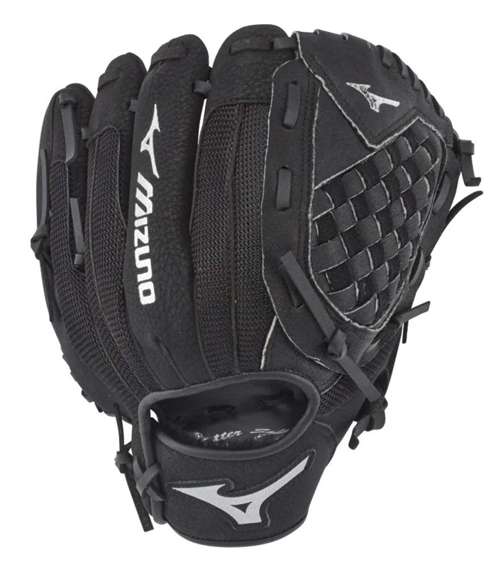 Mizuno GPP1050Y3 Prospect Series PowerClose Baseball Gloves, 10.5", Left Hand, Black Tartan Flex Web - Image 1