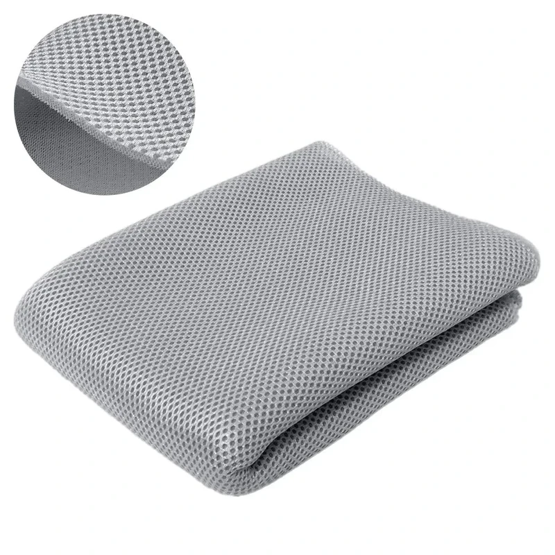 Speaker Grill Cloth Stereo Mesh Fabric for Speaker Repair, Gray - 55 x 20 in / 140 x 50 cm