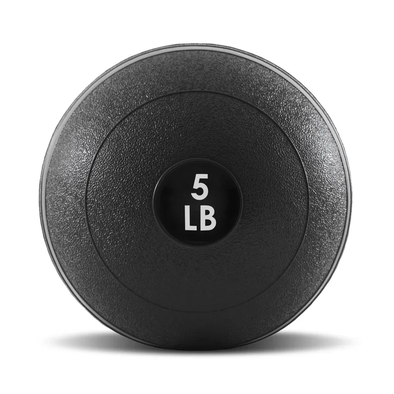 ProsourceFit Slam Medicine Ball, Classic Dead Weight Balls for Strength and Conditioning Exercises, Cardio and Core Workouts, 5lb, Black