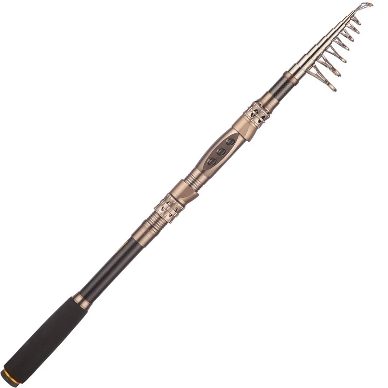 PLUSINNO Telescopic Fishing Rod Retractable Fishing Pole Rod Saltwater Travel Spinning Fishing Rods Fishing Poles (1.8M 5.91Ft (#1))