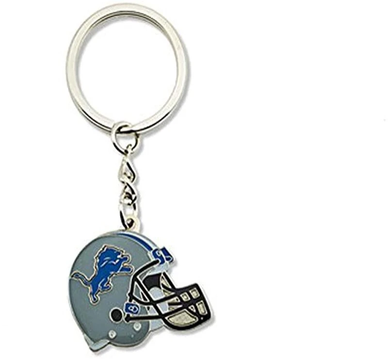 Aminco NFL Detroit Lions Helmet Keychain - Licensed Fan Gift