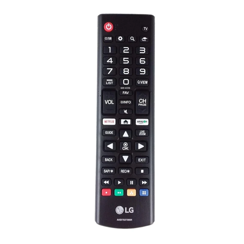 LG AKB75375604 Remote Control - Compatible with All LG TV Models