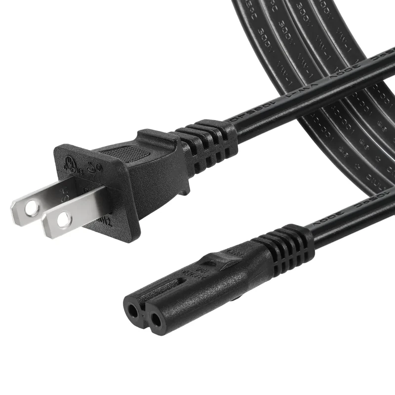 TONIWA 6 ft 2-Prong Power Cord for TCL Roku Smart TVs - UL Listed