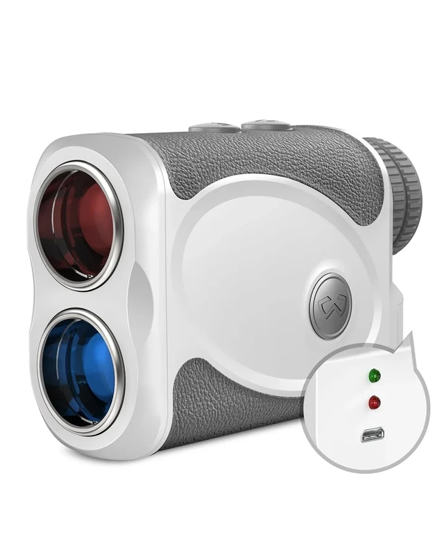 WOSPORTS Golf Rangefinder, 800/1200 Yards Laser Range Finder, High Precision Flag Lock with Pulse Vibration, Tournament Legal Rangefinder for Golfing and Hunting, Battery Included