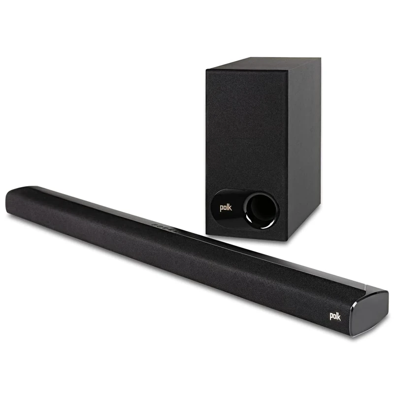 Polk Audio Signa S2 Slim Sound Bar with Subwoofer - 4K HDMI, Bluetooth