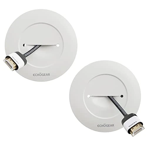 ECHOGEAR TV Wall Mount Cable Management Kit - Easy In-Wall Cover