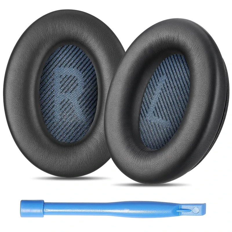 AHG Premium SoundLink AE2 Ear Pads Cushions Compatible with Bose SoundLink AE2 / Bose SoundLink Around Ear ii Wireless Headphones (Black). Premium Protein Leather | Extra Thick Soft High-Density Foam