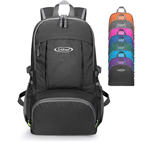 G4Free Lightweight Hiking Backpack 35L Packable Travel Daypack Camping Backpack