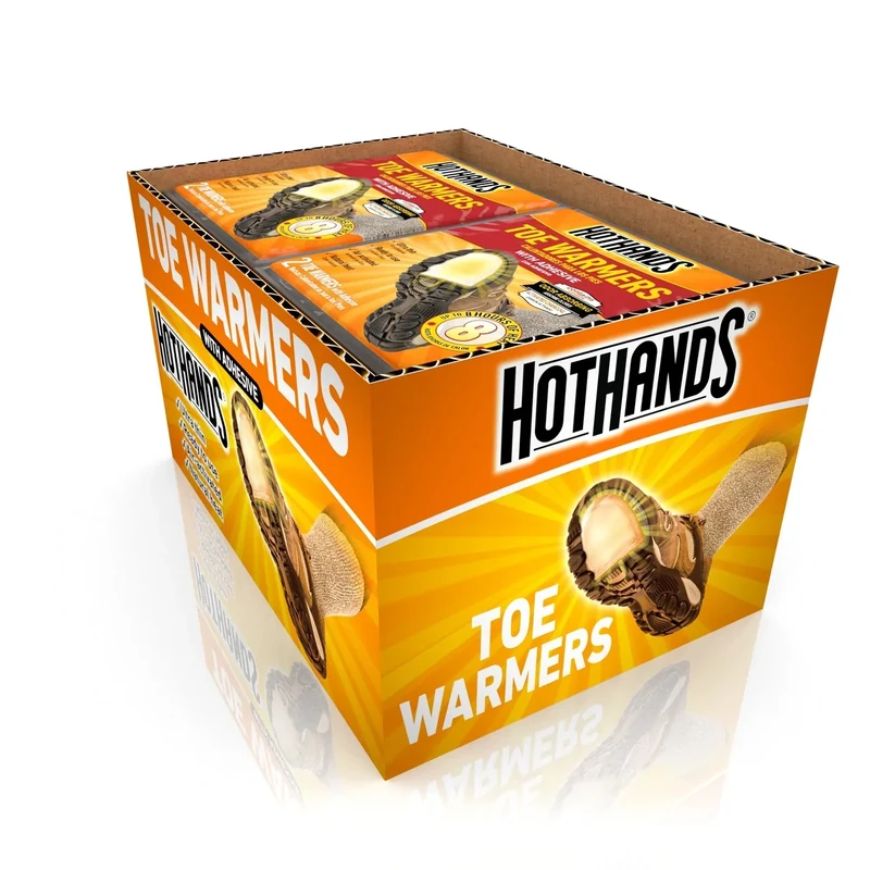 HotHands Toe Warmers - Long Lasting, Odorless, Air Activated - Up to 8 Hours of Heat - 20 Pair