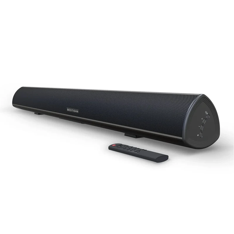 BESTISAN 100 Watt 40 Inch TV Sound Bar, Home Theater System Wired and Wireless Soundbar Speaker(Bluetooth 5.0, 105dB, Dsp Audio, Bass Adjustable, Wall Mountable) - Image 1