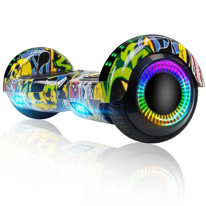 Flying-ANT Hoverboards UL Certified 6.5 Smart Scooter Two-Wheel self Balancing Electric Scooter Light Free Bag and Charger Included
