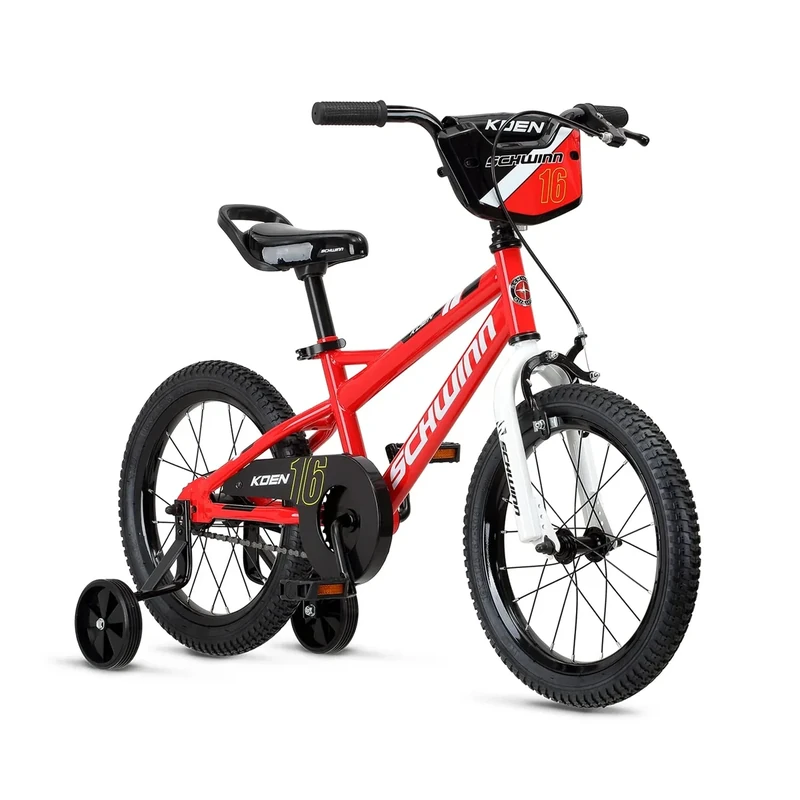 Schwinn Elm and Koen Bike or Balance Bike, 12-20 Inch Bike for Kids Ages 2-13, Black, Blue, Red, Teal, Pink or Purple, SmartStart Ergonomic Design, Adjustable Seat Grows with Child, Training Bicycle