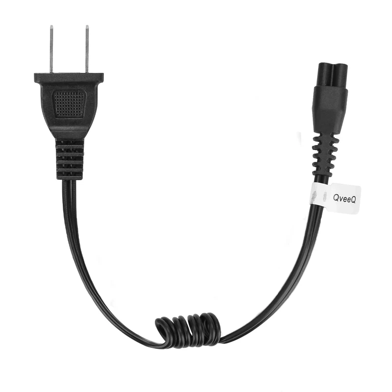 QVEEQ Stun Gun Charger Cord - 12in Length, Fits VTS-T03 & Police 305 - Image 1