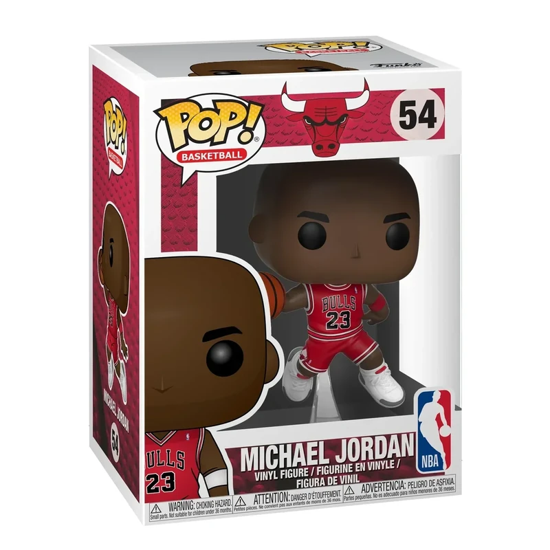 Funko Pop! NBA: Bulls - Michael Jordan - Collectable Vinyl Figure - Gift Idea - Official Merchandise - Toys for Kids & Adults - Sports Fans - Model Figure for Collectors and Display