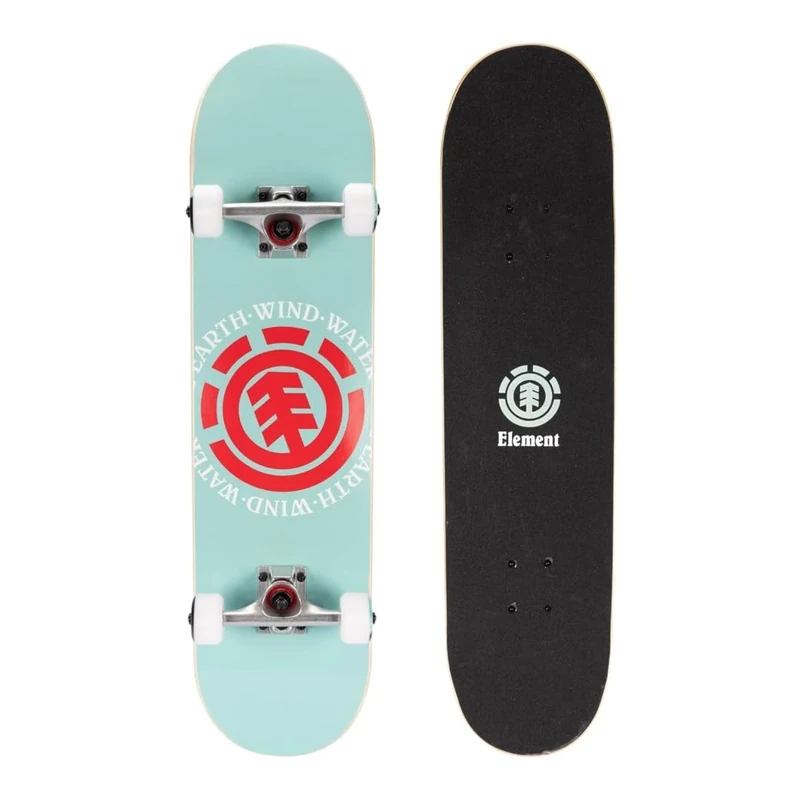 Element Popsicle Skateboard Mint 31" Standard Skateboard with 5" Aluminum Trucks, 9-Layer NE Maple Deck - Perfect for Kids, Teens, and Adults of All Experience Levels