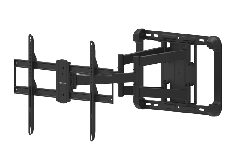Amazon Basics Dual Arm TV Mount - 37-80" up to 132 lbs, Full Motion