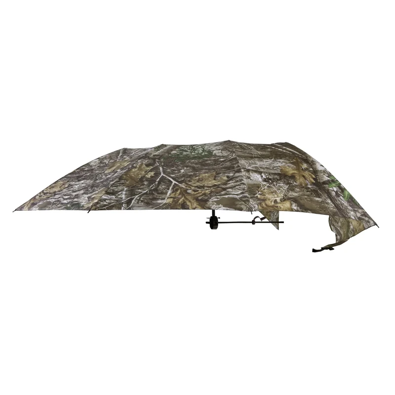 Allen Company Vanish Instant Roof Tree Stand - Large 57"W Umbrella - Durable and Portable Hunting Rain Cover - Hunting Concealment Gear and Accessories - Realtree Edge Camo