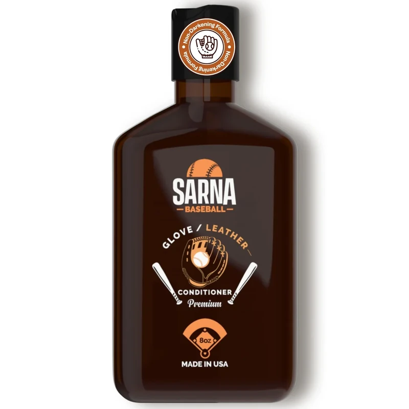Sarna Baseball Glove Conditioner – 8 oz – Softens & Protects Catcher's Mitts – Fast-Absorbing, Premium Glove Balm – Ideal for Baseball & Softball Gloves, Break in & Maintenance